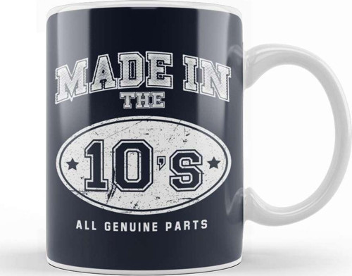 Made In 10S All Genuine Parts Kupa Bardak Porselen