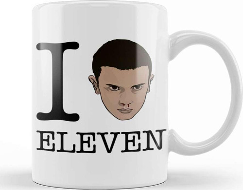 Stranger Things I Love Eleven Kupa Bardak Porselen
