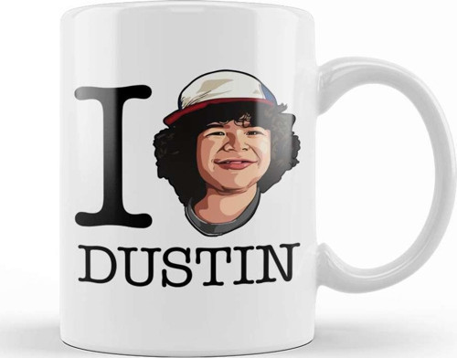 Stranger Things I Love Dustin Kupa Bardak Porselen