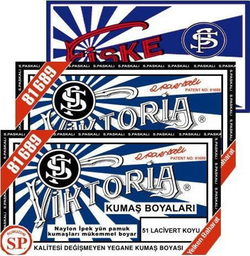 Kumaş Boyası Koyu Lacivert 2Pk+Fiske Sabitleme 1Pk