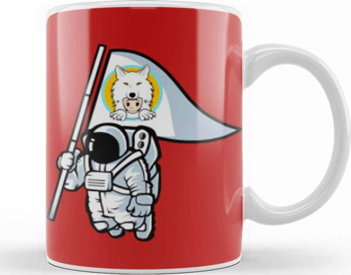 Baby Saitama Coin To The Moon Kupa Bardak Porselen