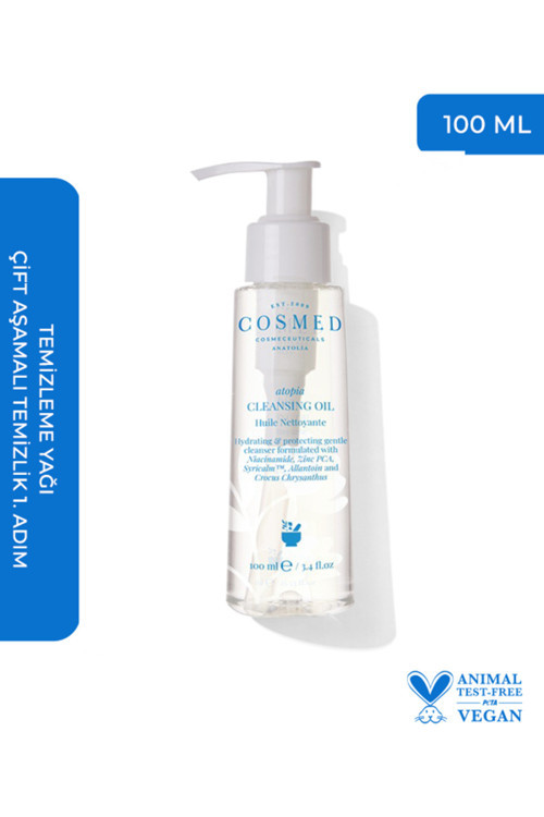Temizleme Yağı - Çift Aşamalı Temizlik - 1. Adım /Atopia CLEANSING OIL 100 ML
