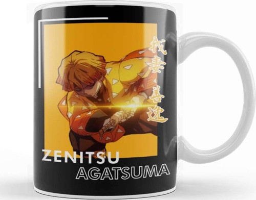 Demon Slayer Zenitsu Agatsuma Kupa Bardak Porselen