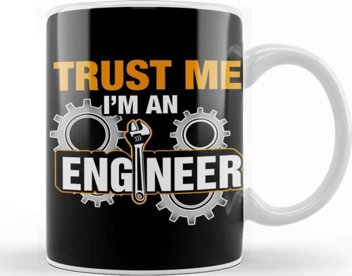I Am A Mechanical Engineer 02 Kupa Bardak Porselen