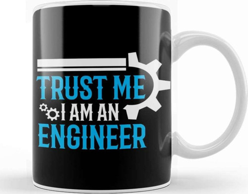 I Am A Mechanical Engineer 03 Kupa Bardak Porselen