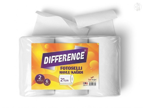 ŞeyliŞeyler - Difference Fotoselli Hareketli Havlu Kağıt 21 cm 6’lı