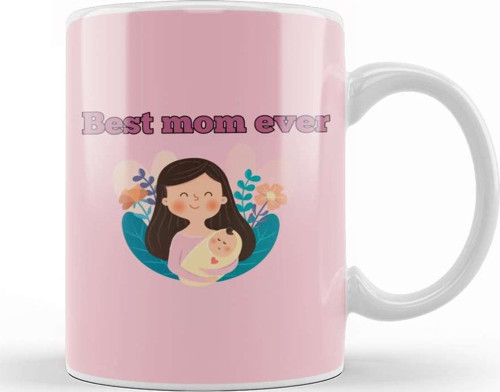 Best Mom Ever Anneler Günü 06 Kupa Bardak Porselen