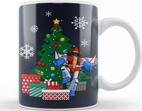 Starscream Around The Christmas Tree Transformers Kupa Bardak Porselen