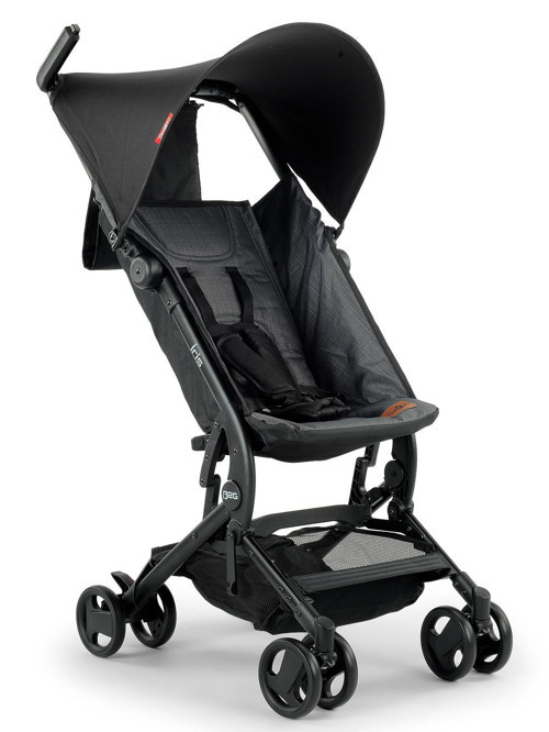 Iris Cep Baston Bebek Arabası - Siyah