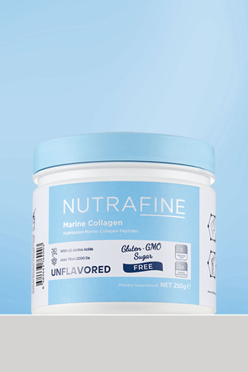 Marine Collagen Doğal %100 Çifte Hidrolize Tip 1 Klinik Çalışmalı Balık Kolajen Peptitler 210 gr