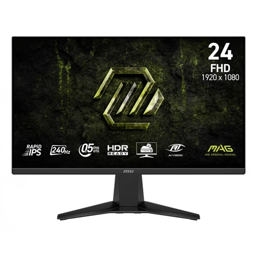 MAG 245F X24 23.8 1920x1080 FHD 240Hz 0.5ms HDMI DP HDR Ready AMD FreeSync Rapid IPS Gaming Mon