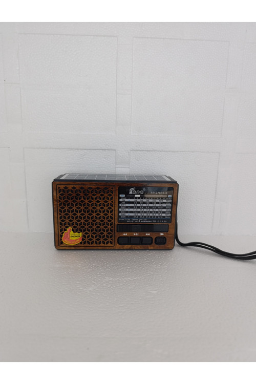 Solar Fm Radyo Bluetooth Hoparlör Mp3 Çalar Usb.Tf.Aux Çalar El Feneri