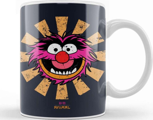 Animal Retro Japanese Muppets Kupa Bardak Porselen