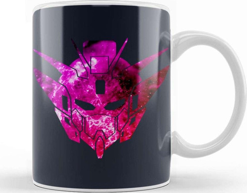 Gundam Galaxy Silhouette Logo Kupa Bardak Porselen
