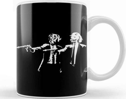 Pulp Fiction Dog Pulp Fiction Kupa Bardak Porselen