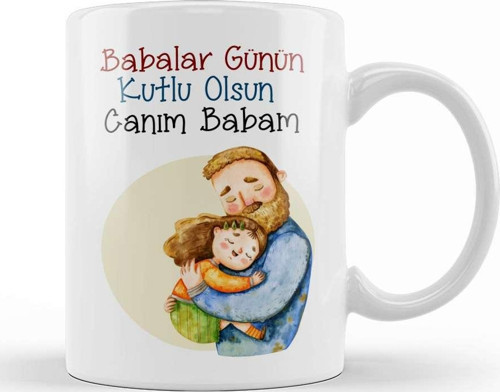 Babalar Günü Babaya Hediye 09 Kupa Bardak Porselen