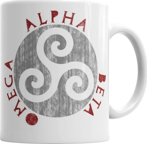 Teen Wolf Alpha Beta Omega Kupa Bardak Porselen