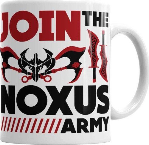 League Of Legends Noxus Army Kupa Bardak Porselen