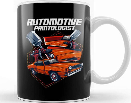 Automotive Paintologist Funny Car Repair Painter Kupa Bardak Porselen