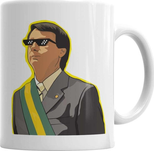 Bolsonaro Presidente Mitador Kupa Bardak Porselen
