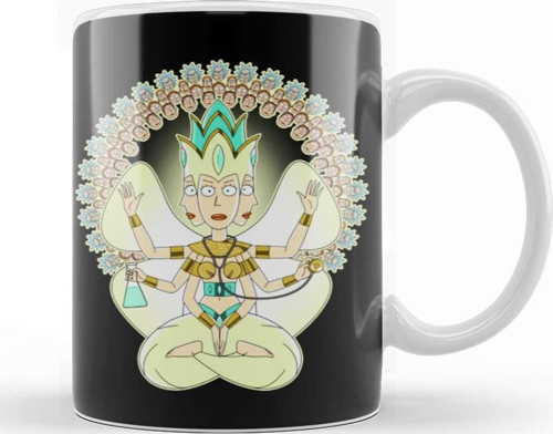 Rick And Morty Infinite Beth Kupa Bardak Porselen