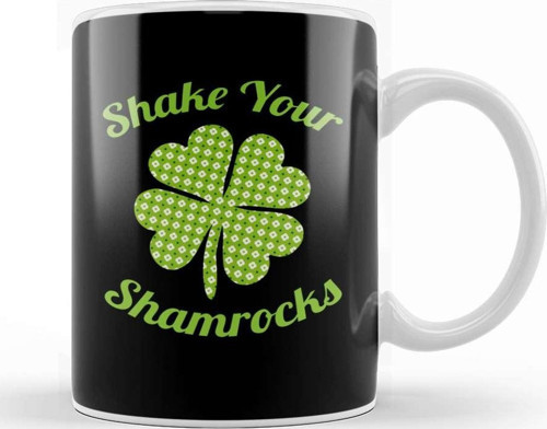 Cute & Funny Shake Your Shamrocks St Patty S Day Kupa Bardak Porselen