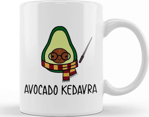 Avocado Kedavra Harry Potter Kupa Bardak Porselen