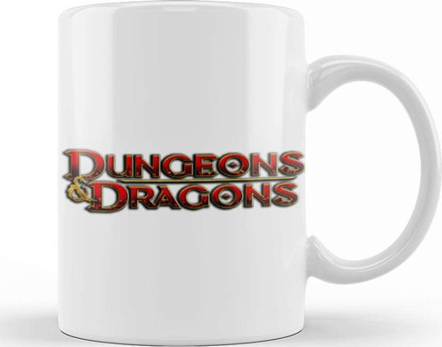Dungeons And Dragons Logo 03 Kupa Bardak Porselen