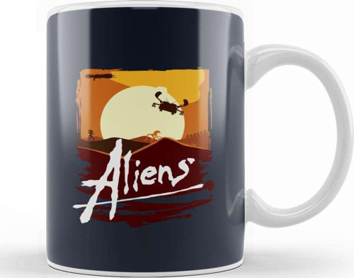 Aliens Apocalypse Now Mashup Kupa Bardak Porselen