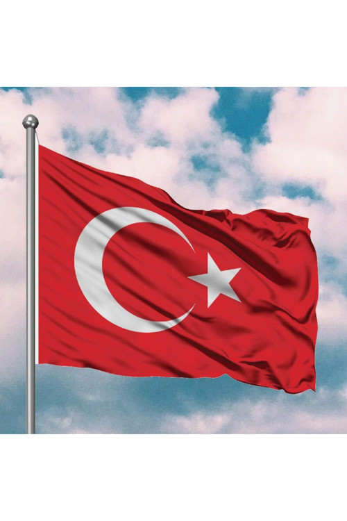Türk Bayrağı Paraşüt Kumaş 70*105