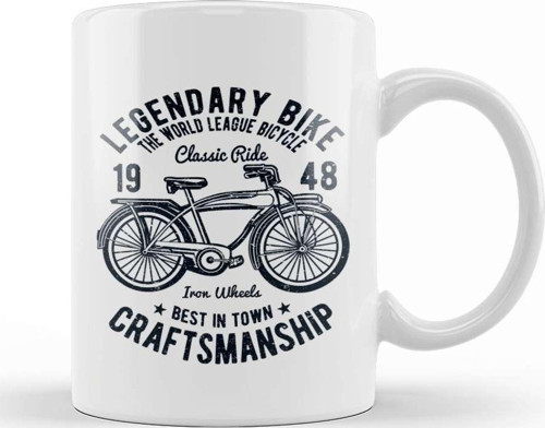 Legendary Bike Craftsmanship Kupa Bardak Porselen