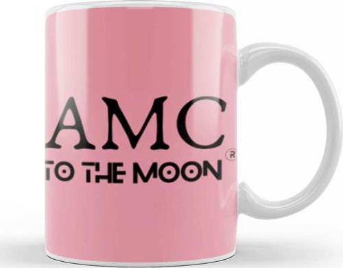 Amc Stock To The Moon Queens Kupa Bardak Porselen