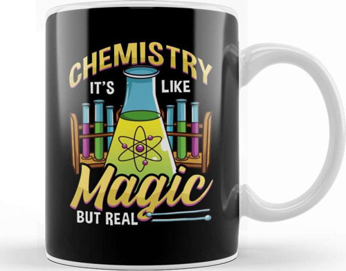 Funny Chemistry It'S Like Magic But Real Science Kupa Bardak Porselen