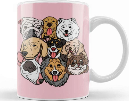 Funny Dog Lover Gift For Men Kupa Bardak Porselen