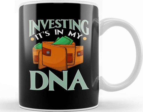 Investing It'S In My Dna Cool Financial Investor Kupa Bardak Porselen