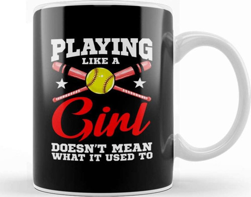 Playing Like A Girl Doesn'T Mean What It Used To Kupa Bardak Porselen