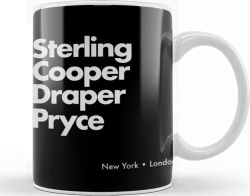 Sterling Cooper Draper Pryce Mad Men İnspired 01 Kupa Bardak Porselen