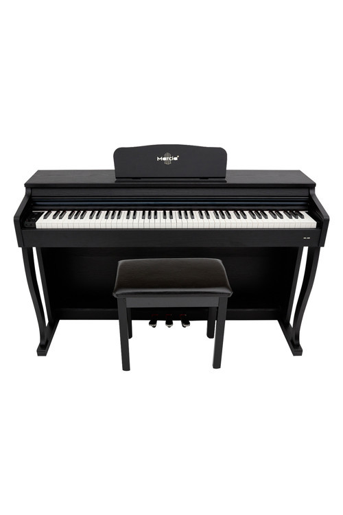 MK-900 BK Dijital Konsol Piyano (Tuş Hassasiyetli, 88 Tuşlu, Kapaklı) - Kulaklık ve Tabure Hediyeli