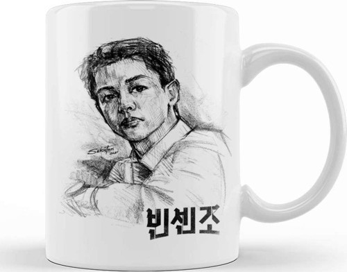 Kdrama Vincenzo Song Joongki Kupa Bardak Porselen