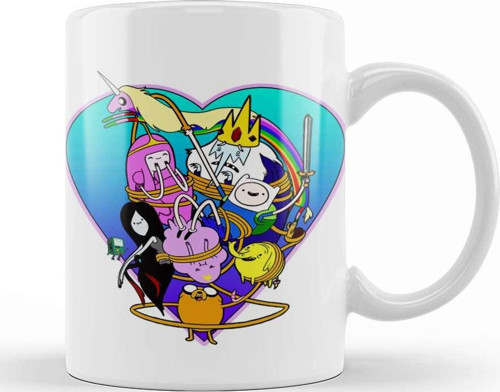 Fun Friends Adventure Time With Finn And Jake 01 Kupa Bardak Porselen
