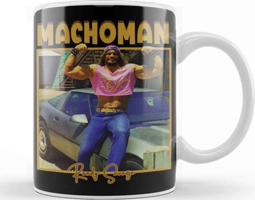 Macho Man Randy Savage Retro Kupa Bardak Porselen