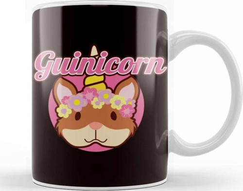 Guinea Pig Unicorn Rodent Cavy Cavies Animal Pet Kupa Bardak Porselen