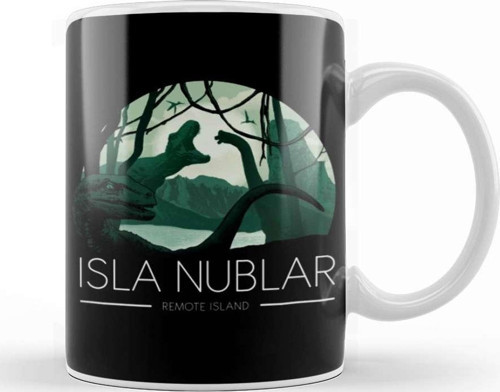 Remote Island Jurrasic World Kupa Bardak Porselen