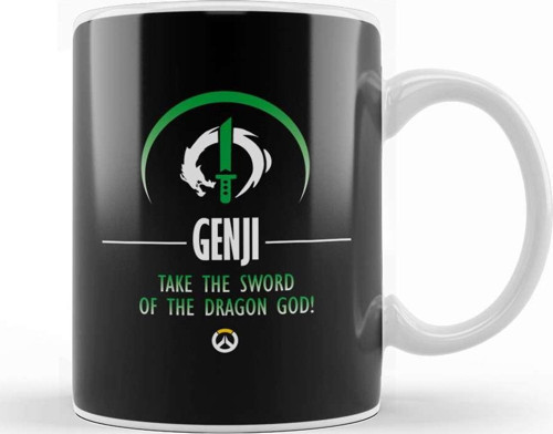 Genji Take The Sword Of The Dragon God Overwatch Kupa Bardak Porselen