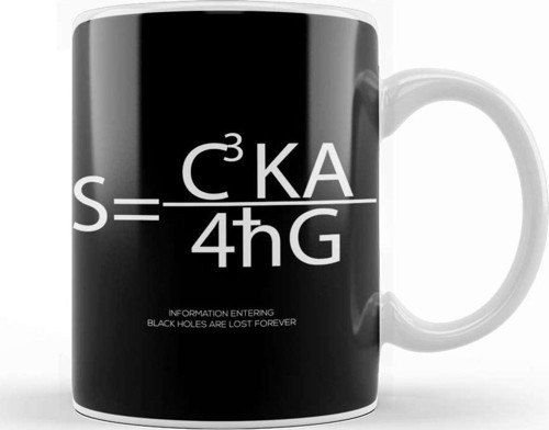 Maths And Science Black Hole Information Paradox Kupa Bardak Porselen