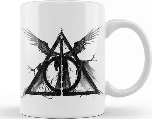 Harry Potter Ölüm Yadigarlar Kupa Bardak Porselen