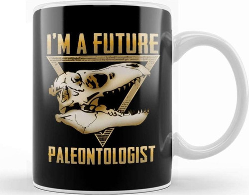Cute I M A Future Paleontologist Dinosaur Fossil Kupa Bardak Porselen