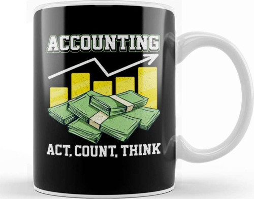 Funny Accountingt Act Count Think Cpa Accountant Kupa Bardak Porselen