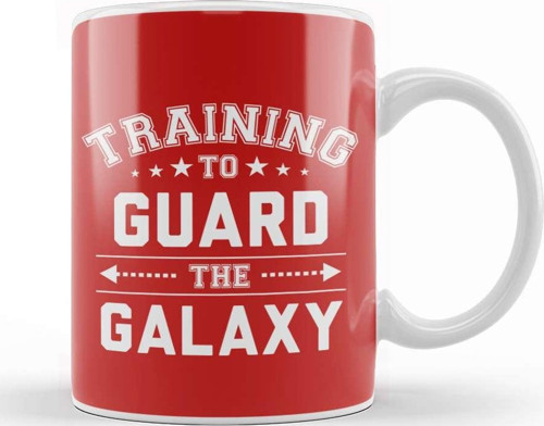 Training To Guard The Galaxy Kupa Bardak Porselen