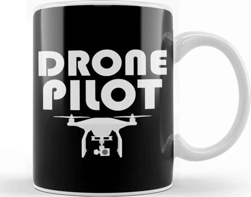 Cute Drone Pilot Funny Drone Lovers Kupa Bardak Porselen
